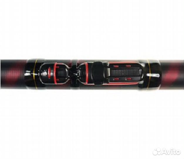 Удилище mikado c кольцами, 6м, тест 10-30g carbon