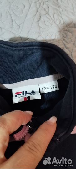 Костюм спортивный для девочки Fila 122размер