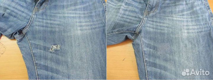 Штопка джинсов