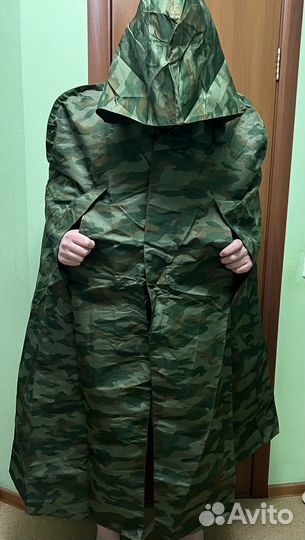 Плащ накидка армейский