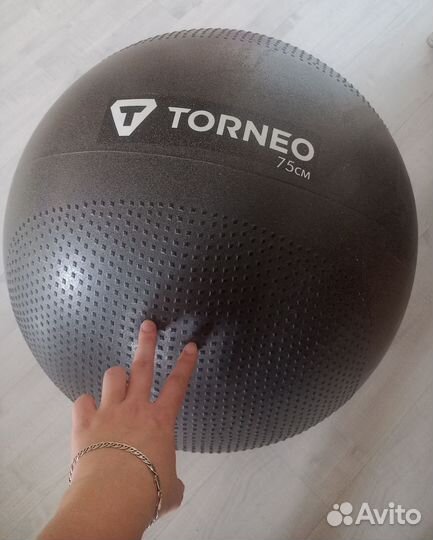 Гимнастический мяч фитбол диаметром 75см