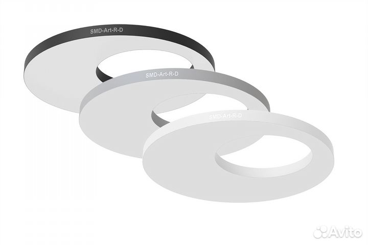 Светодиодная люстра в форме Круга с отверстием