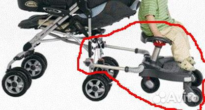 Прицеп на коляску для второго ребенка