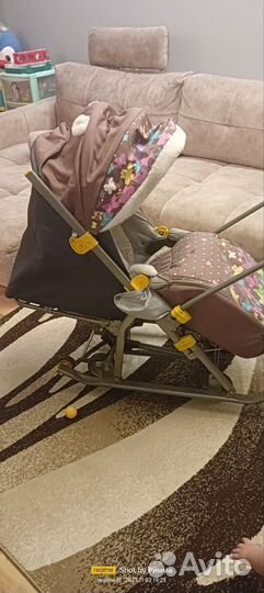 Детские санки коляска