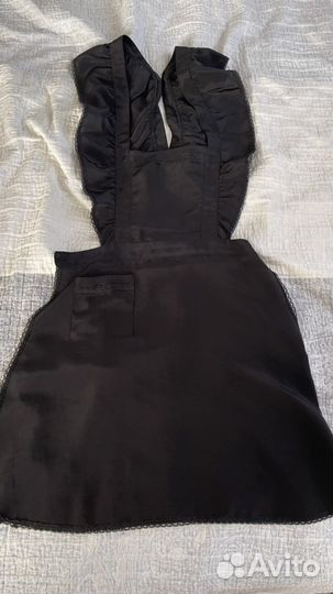 Школьный фартук черный