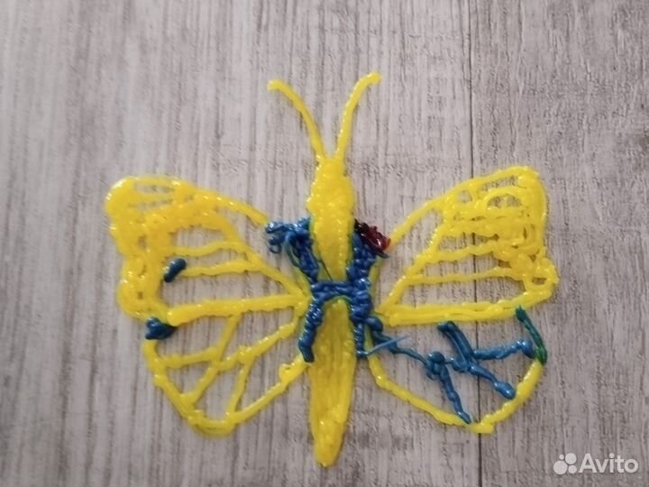 Бабочка из 3D ручки