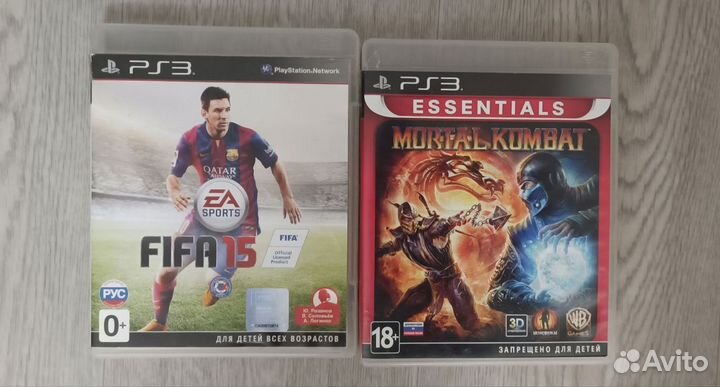 Mortal kombat, NFS Undercover и Fifa 15 для PS3