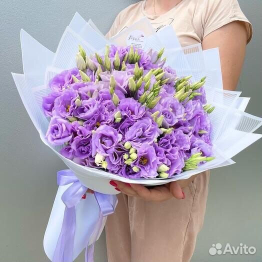 Эустомы Лизиантус Махровый Цветы Букеты Доставка