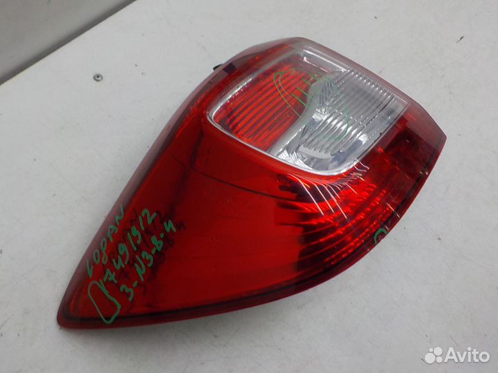 Фонарь задний левый для Renault Logan II 2014