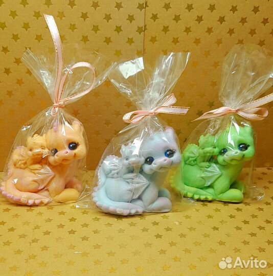 Мыло ручной работы дракон