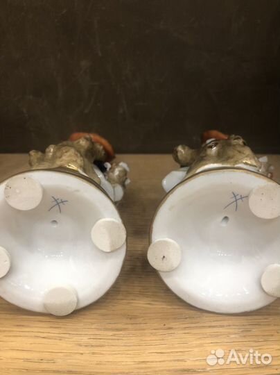 Статуэтка Meissen фарфор 2 шт