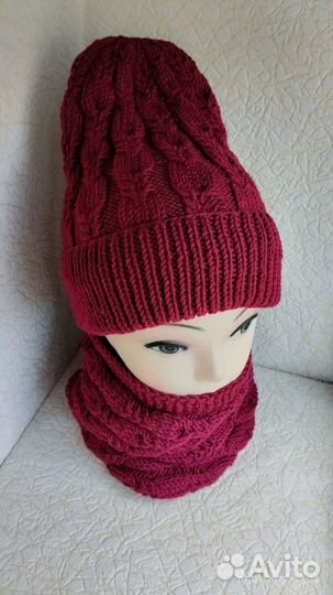 Демисезон шапка и снуд