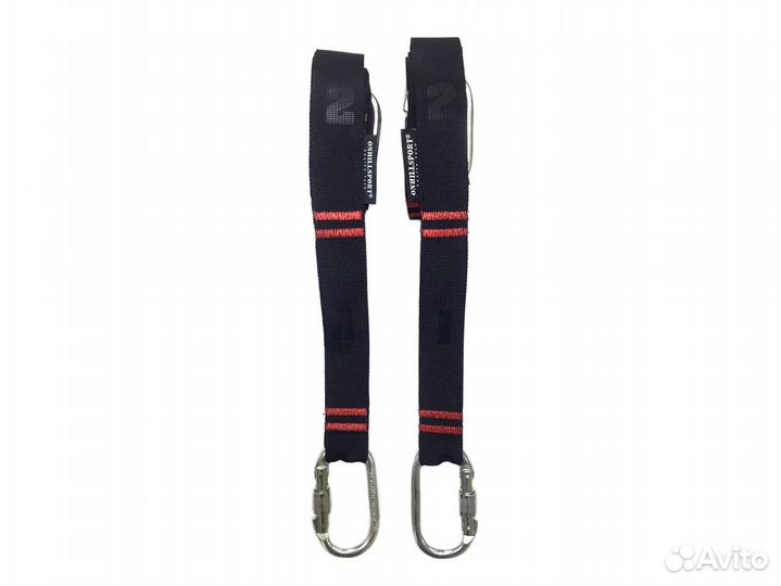 Гимнастические кольца со стропой на карабинах