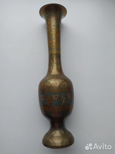 Индийская ваза ручной работы