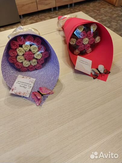 Шоколадный букет, цветы из шоколада