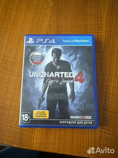 Диски на ps4 uncharted 4
