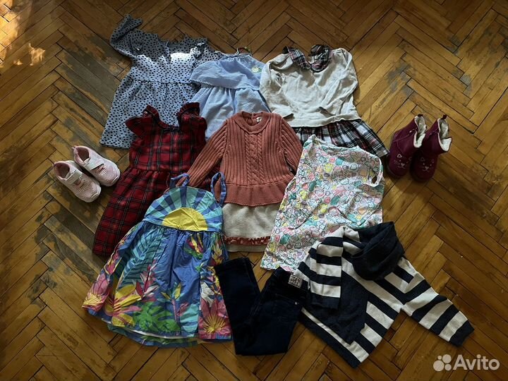 Детские вещи пакетом на девочку 98 104