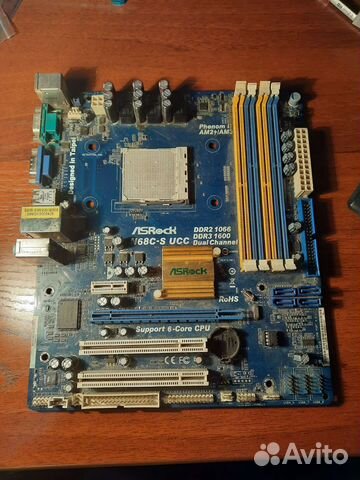 Материнская плата am2 am3 asrock n68c-s uss купить в Новосибирске ...