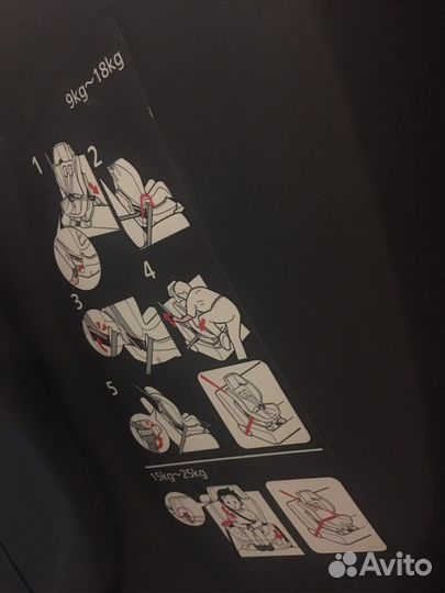 Автокресло детское swing moon carmate