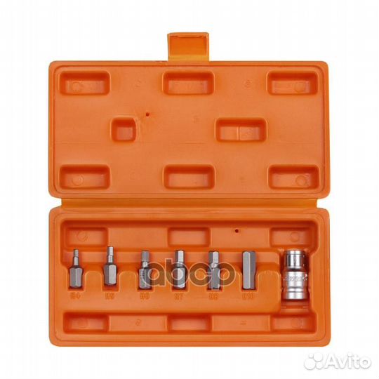 ATB36 Набор бит вставок шестигранных 3/8 30мм с де