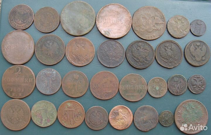Медные монеты Российской империи