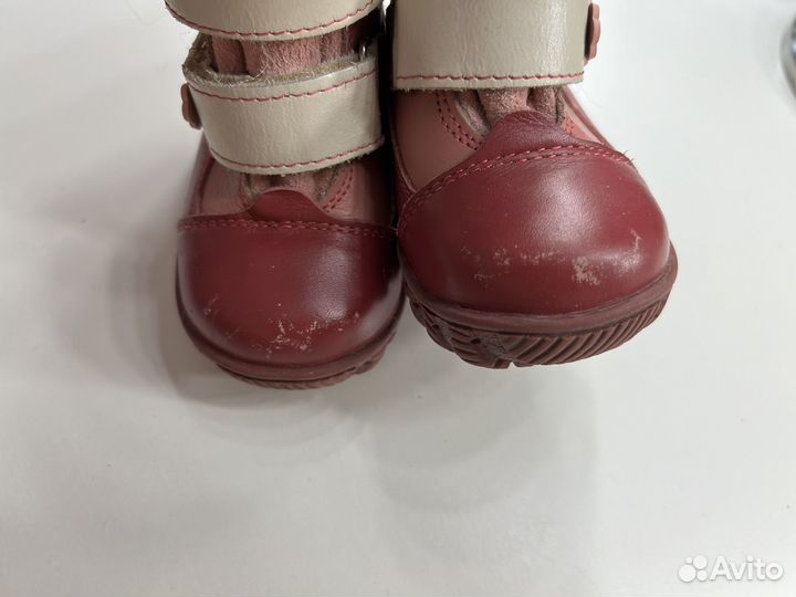 Сапоги кожаные детские 21