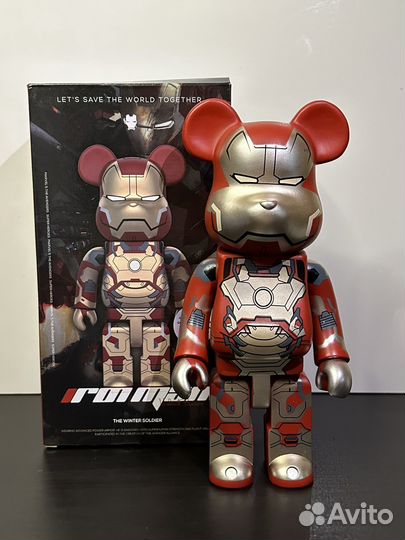 Фигурка bearbrick iron man железный человек