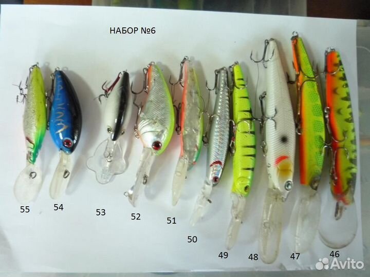 Набор воблеров для троллинга
