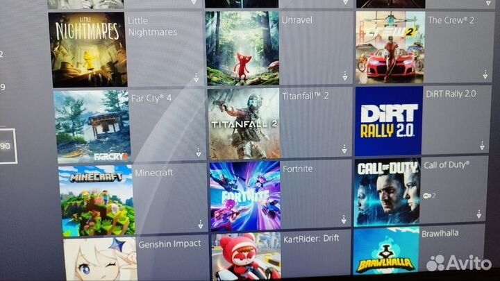 PS4 на 1tb лимитированная + куча игр