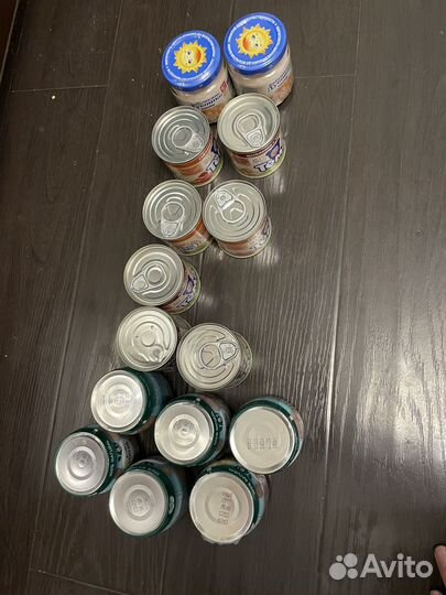 Детское питание пюре мясное