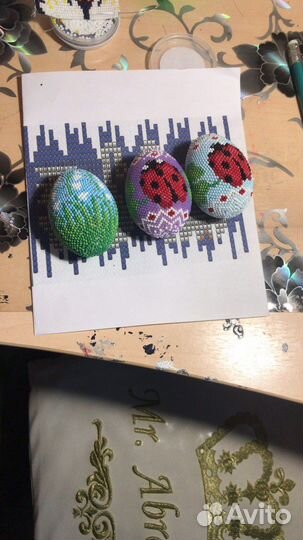 Яйцо пасхальное ручная работа