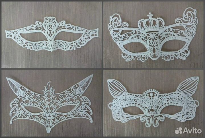 Маска кружевная