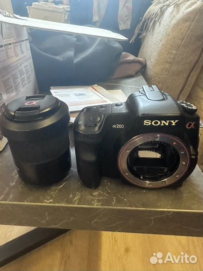 Зеркальный фотоаппарат sony a200 dslr-A200K