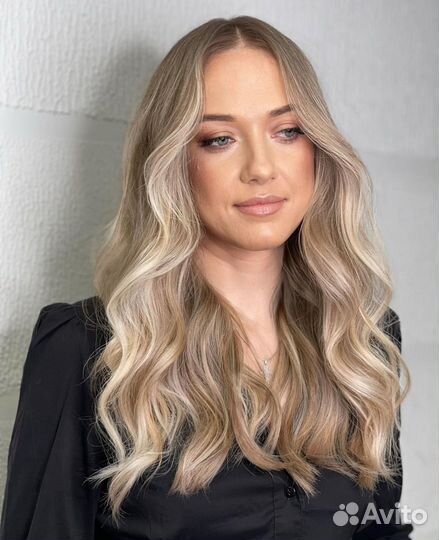 Сложное окрашивание модель для фото без лица