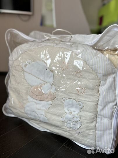 Детское постельное белье + подарок игрушки и плед