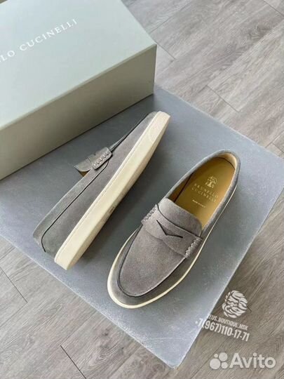 Слипоны мужские Brunello Cucinelli