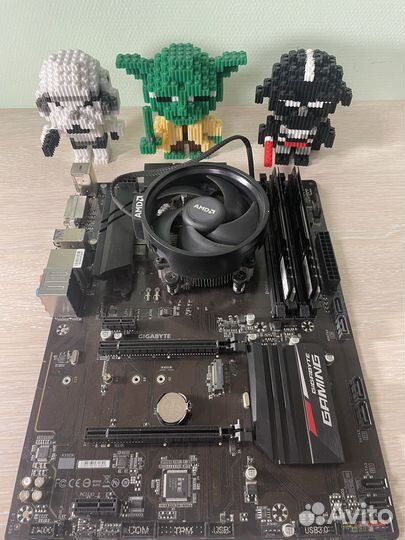 Материнская плата с процессором B450 ryzen 5 2600x