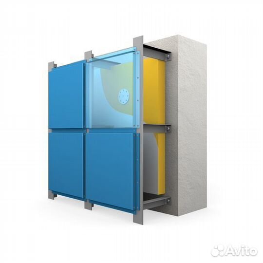 Фасадные металлокассеты (вентилируемый фасад)