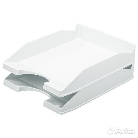 Лоток горизонтальный бумаг комплект 2 шт., brauber
