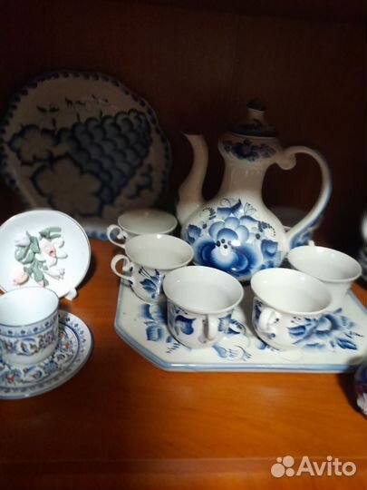 Посуда гжель