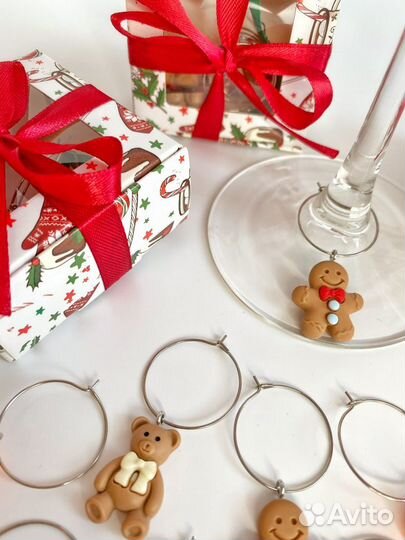 Новогодние маркеры для бокалов