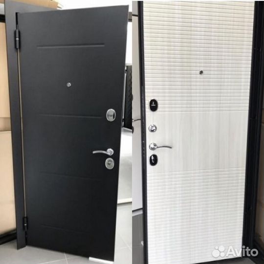 Дверь входная 7,5см «Гарда Серебро нью» светлая