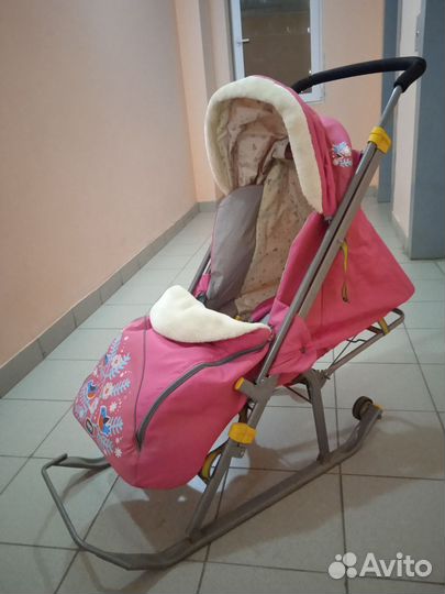 Продаю санки-коляску Nika 6