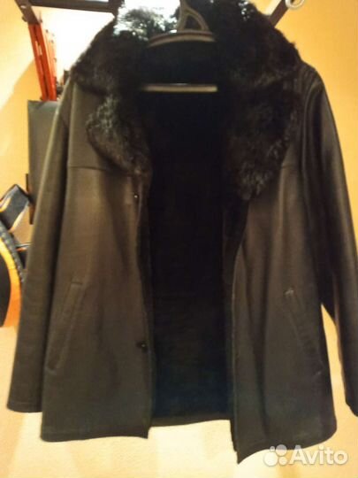 Мужской кожаный френч