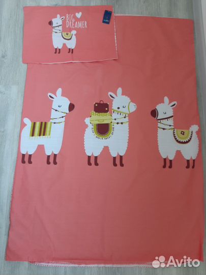 Детское постельное lupilu новое