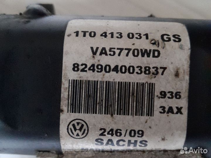 Амортизатор,стойка передняя/левая,правая