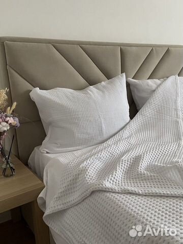 Шикарный плед покрывало из турецкой вафли