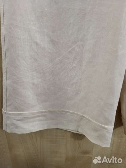 Льняные брюки кюлоты Guzella