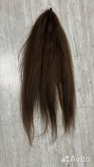 Хвост из натуральных волос наращивание