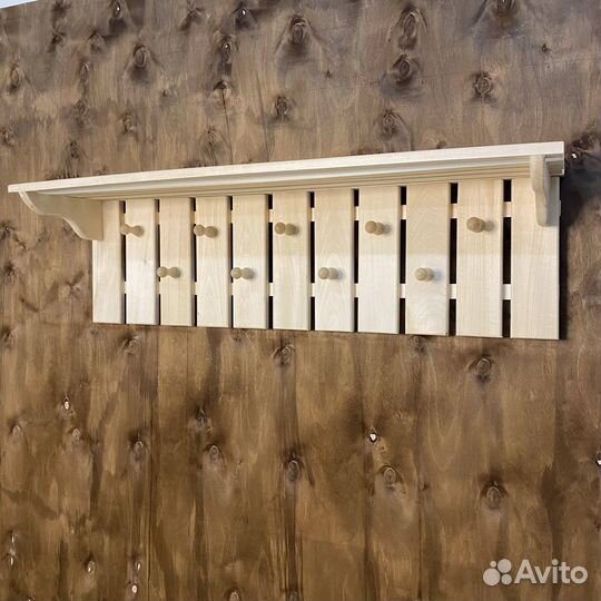 Вешалка настенная деревянная